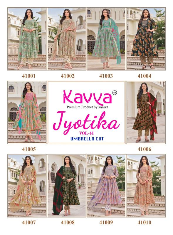 Kavya jyotika vol 41 surat kurti manufacturer